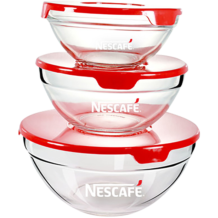 Combo 4 hộp cà phê hòa tan Nescafé Latte vị sô cô la (Hộp 10 gói x 24g) - [Tặng bộ 3 thố thuỷ tinh Nescafé]