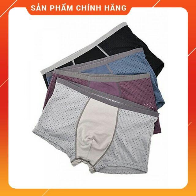 HỘP 4 QUẦN XỊP MEN THÔNG HƠI CAO CẤP