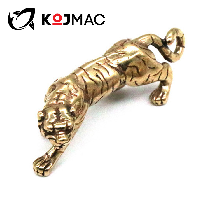 Móc Khóa Đồng Tượng Hổ Kim Tiền (Hổ Đạp Tiền) Phong Thủy mang đến tài lộc, lộc phát cho gia chủ