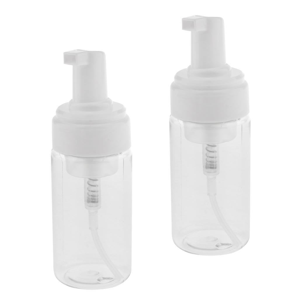 2x Chai Có Thể Bơm Lại Chai Nước Nóng Bọt Chất Lỏng Bơm Bọt Xà Phòng Chai 100ml