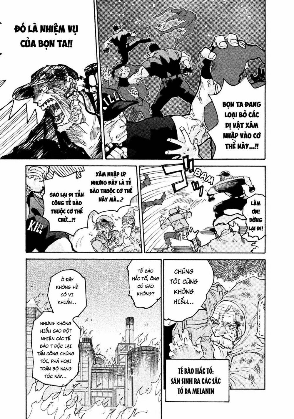 biệt đội tế bào black - hataraku saibou black chapter 5 11