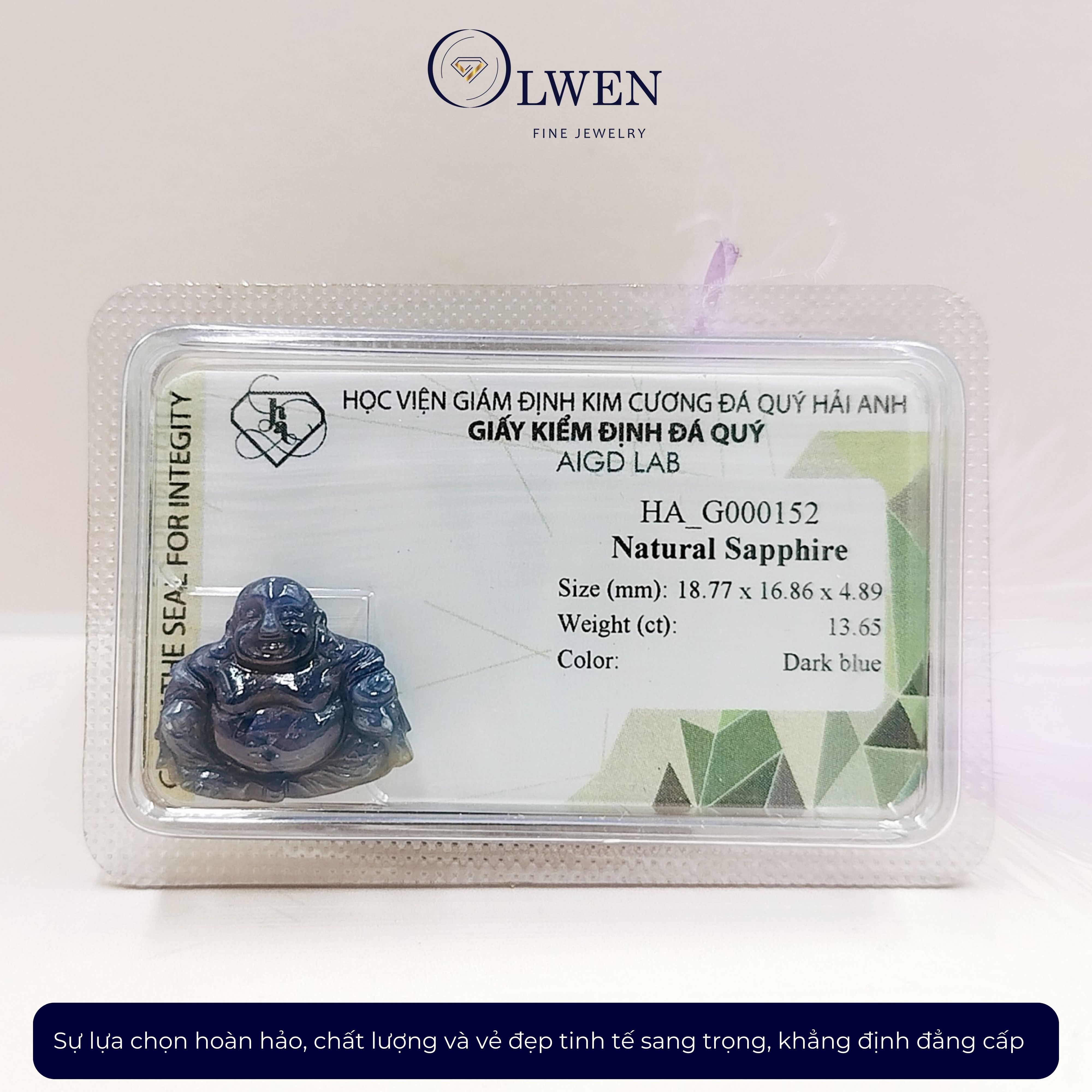 Viên đá Sapphire thiên nhiên HA-G000152