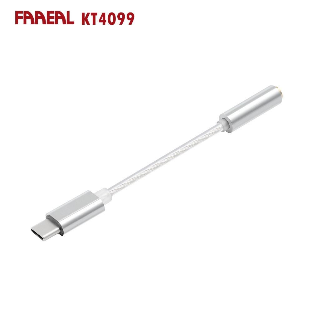 Dây Cáp Âm Thanh HiFi KT4099 Chuyển Từ Cổng Type-C Sang Cổng 3.5mm