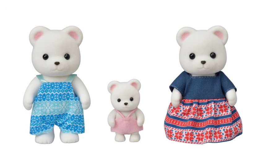 Gia đình gấu bắc cực - Polar Bear Family Sylvanian Families - Funnyland