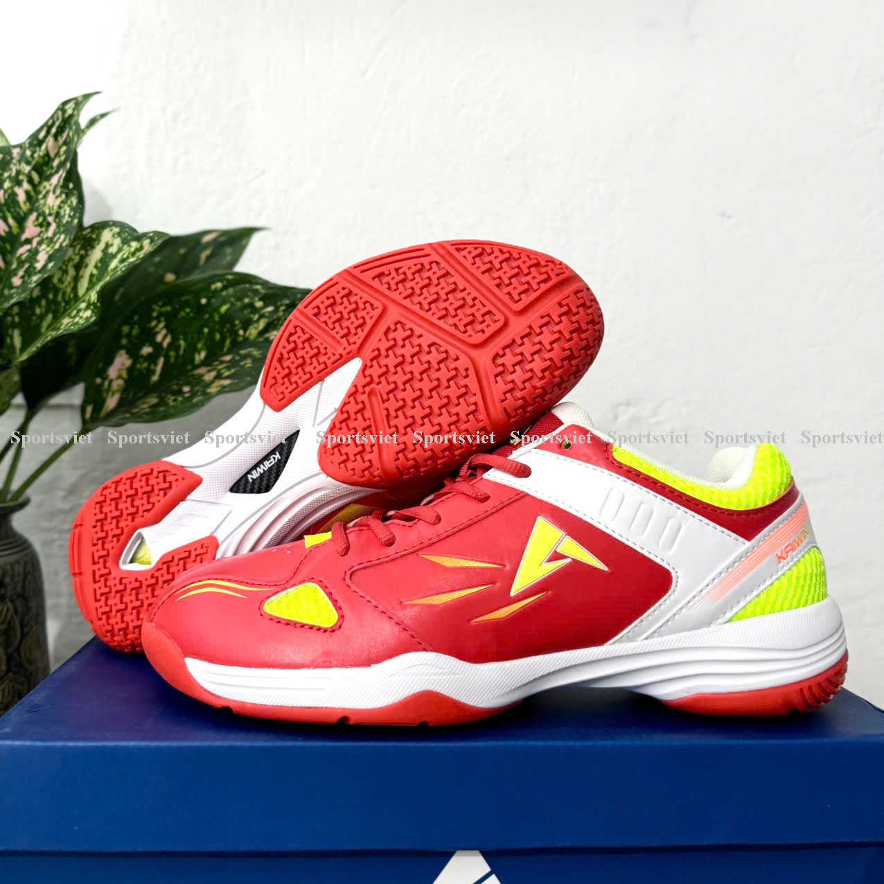 Giày Pickleball, cầu lông Kaiwin đế kếp chống xoắn giảm chấn - chính hãng