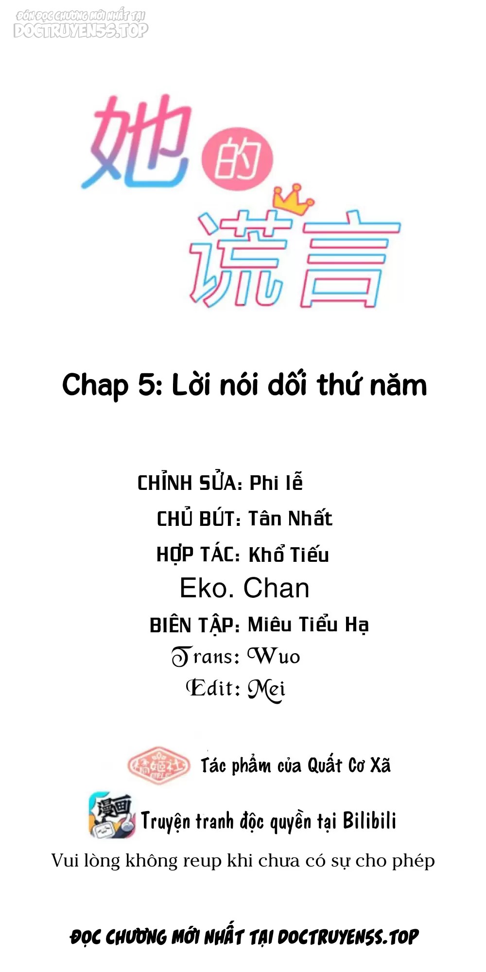 lời nói dối của cô ấy chapter 5 3