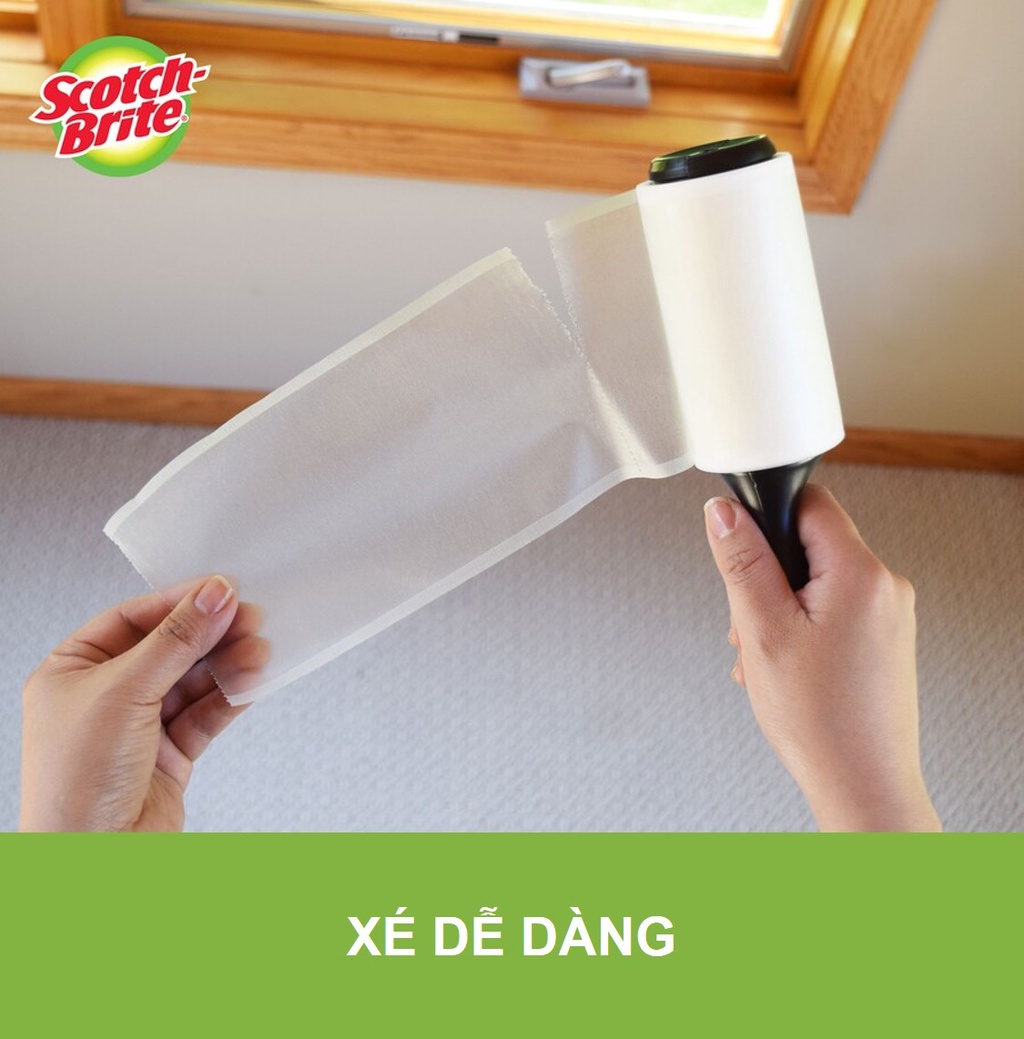 Cây lăn bụi 3M SCOTCH-BRITE 836R-30, lõi 30 lớp