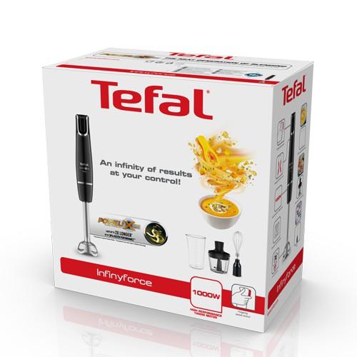 Máy xay sinh tố cầm tay Tefal HB943838 đen - Hàng Chính Hãng