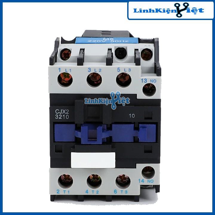 Khởi động từ contactor CJX2 380V 32A vỏ chống cháy, công suất lớn