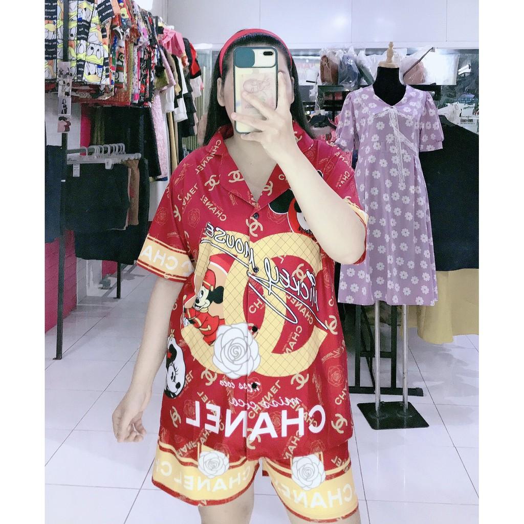 PIJAMA ĐÙI THUN LẠNH CO GIÃN 4 CHIỀU IN HÌNH 3D THAILAND