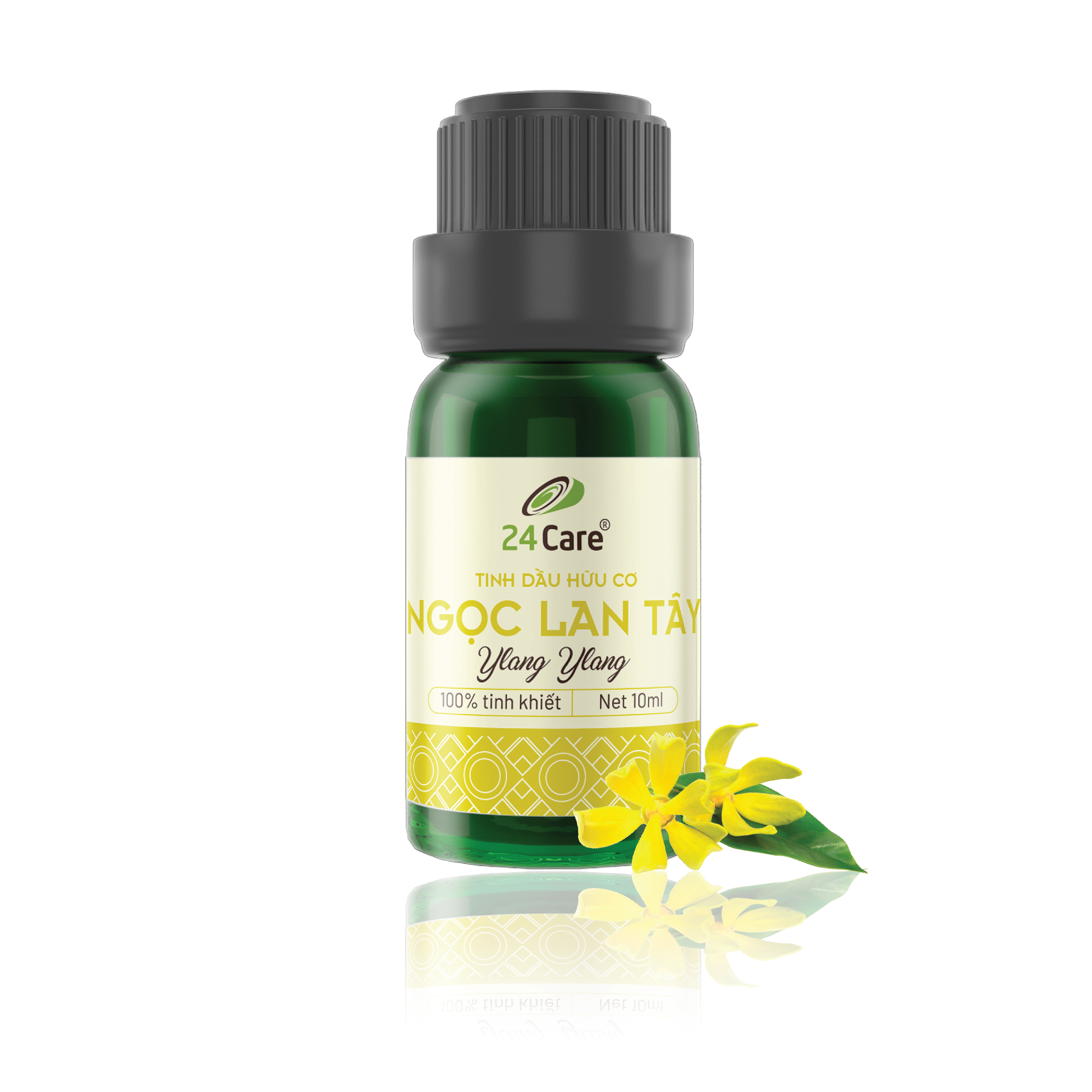 Tinh dầu Ngọc Lan Tây 24Care 10ML - Chiết xuất thiên nhiên, thanh lọc không khí, tập trung tinh thần, cải thiện tâm trạng.