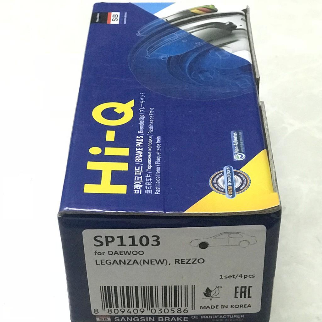 Má phanh chính hãng Hi-Q cho Vivant trước + Magnus sau + Leganza + Rezzo - Bố thắng trước