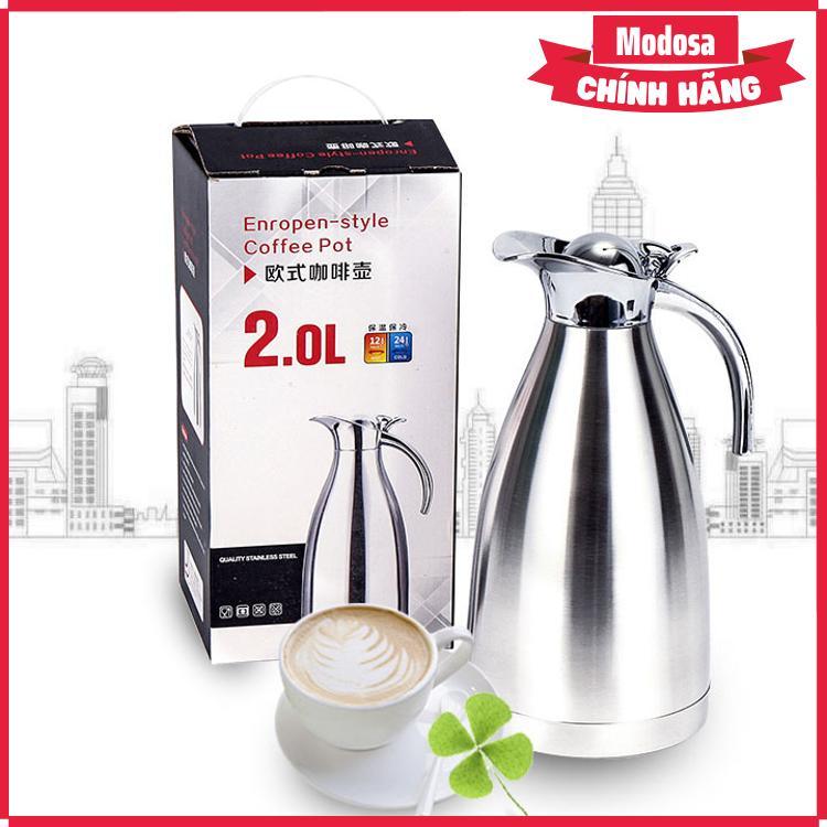 Bình Giữ Nhiệt Modosa Inox Cao Cấp 2 Lít - Hàng Chính Hãng