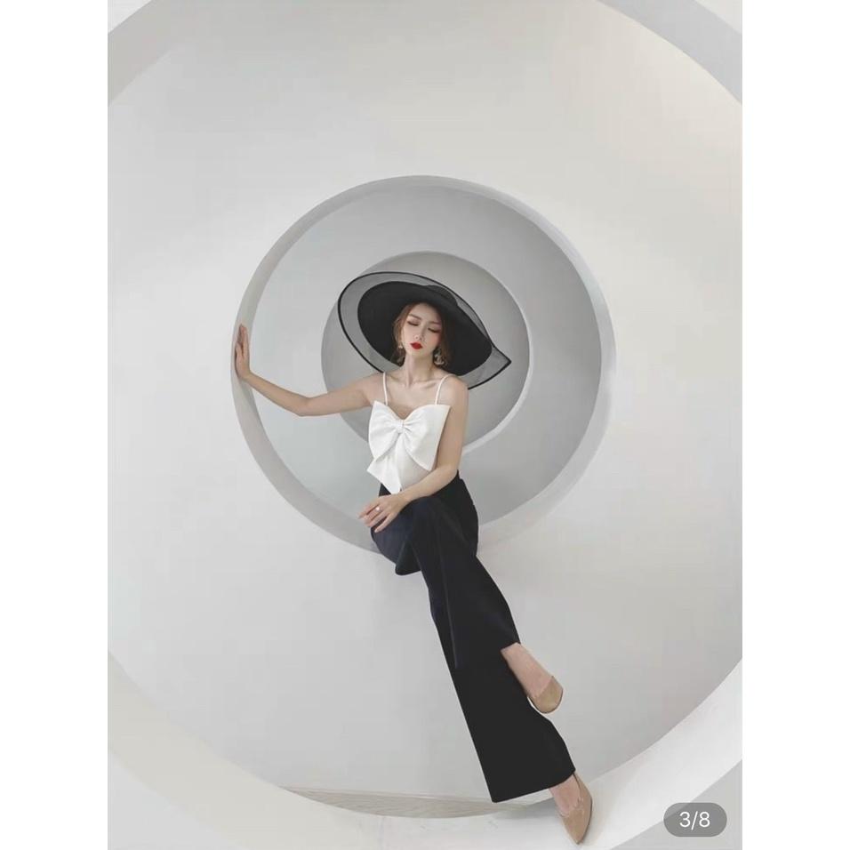 ÁO CROPTOP 2 DÂY NƠ TO CỰC SEXY NHA CÁC NÀNG IU - Red