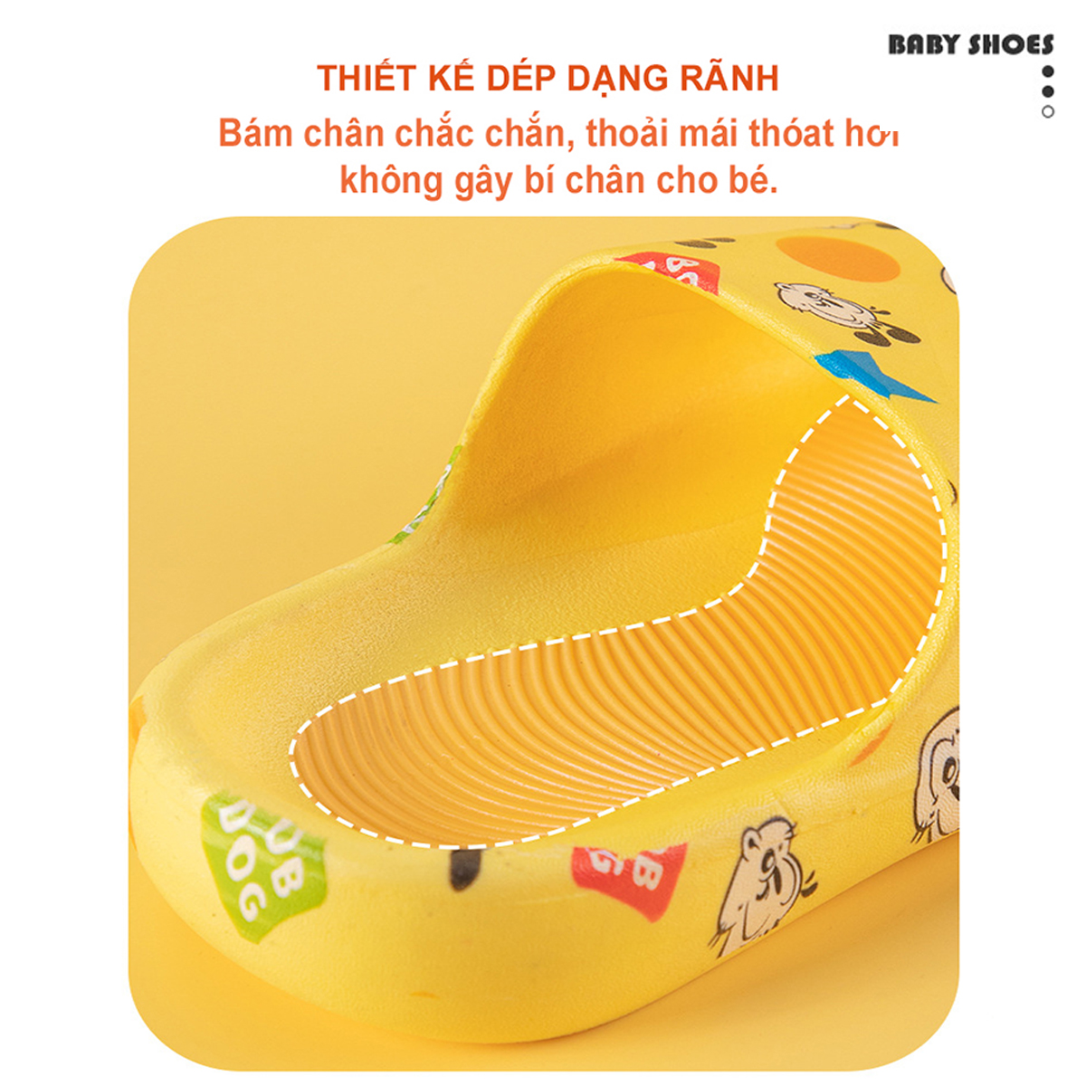 Dép Trẻ Em BobDog 2121B2 Siêu Mềm Siêu Nhẹ Chống Trơn Trượt Cho Bé Trai Bé Gái - 5 Màu In Hình Ngộ Nghĩnh