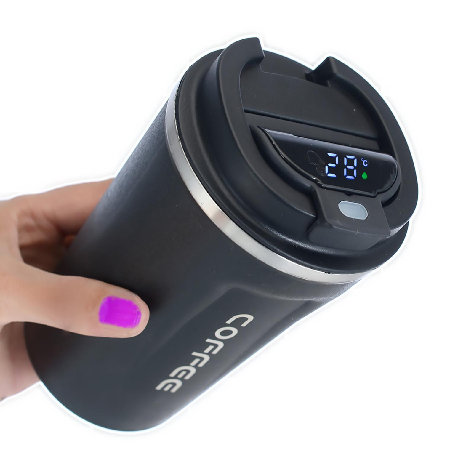 Vacuum Insulated Cup Portable Coffee Cup Stainless Steel Leakproof Vacuum Water Bottle Home Travel Use