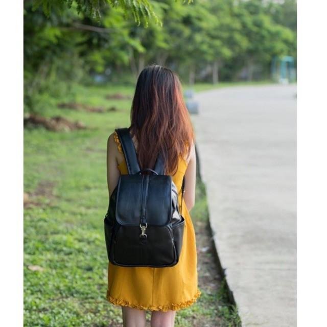 Balo thời trang nữ, đi học, đi chơi, đi làm, chất da tổng hợp cao cấp - BOM