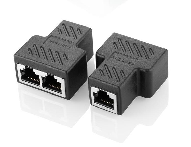 1PCS 2022 MỚI RJ45 1 đến 1/2 mạng LAN Ethernet Mạng bộ bộ chia bộ chia đầu nối đầu nối đầu nối đầu Tee
