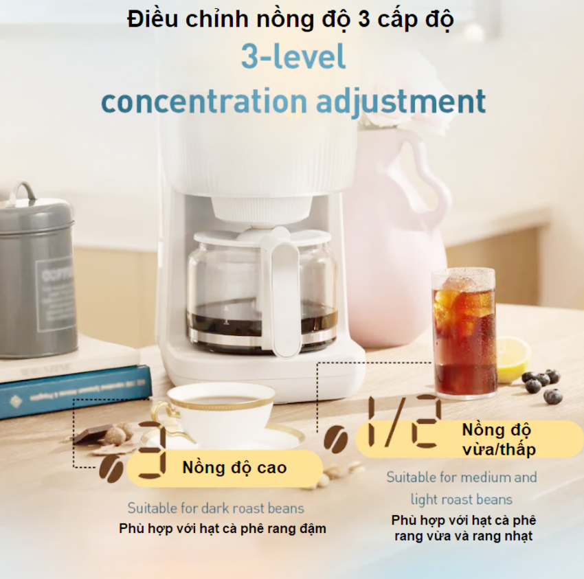 Máy pha cà phê Drip nhỏ giọt, thương hiệu Hà Lan cao cấp Philips Morgen HD7781/90 - Hàng chính hãng (BH 1 NĂM)