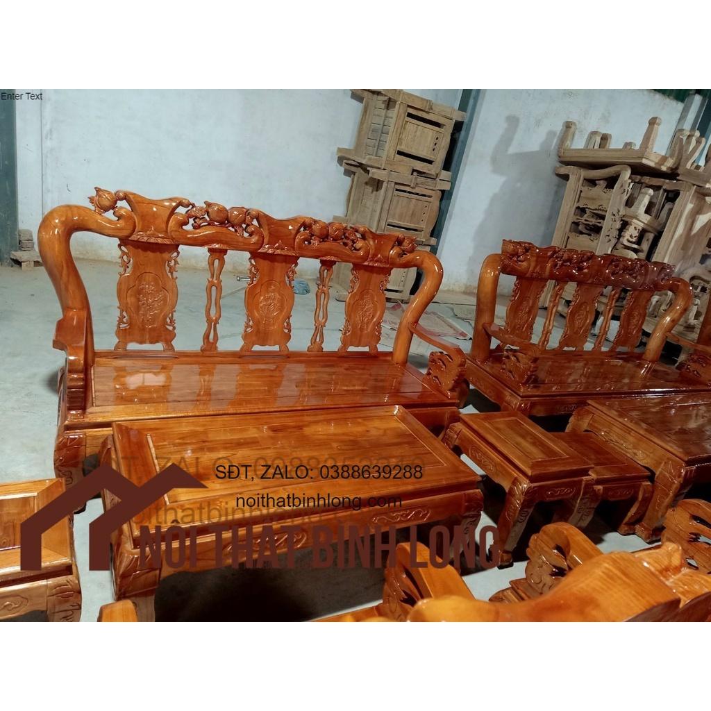 Bộ bàn ghế gỗ xoan giá thật