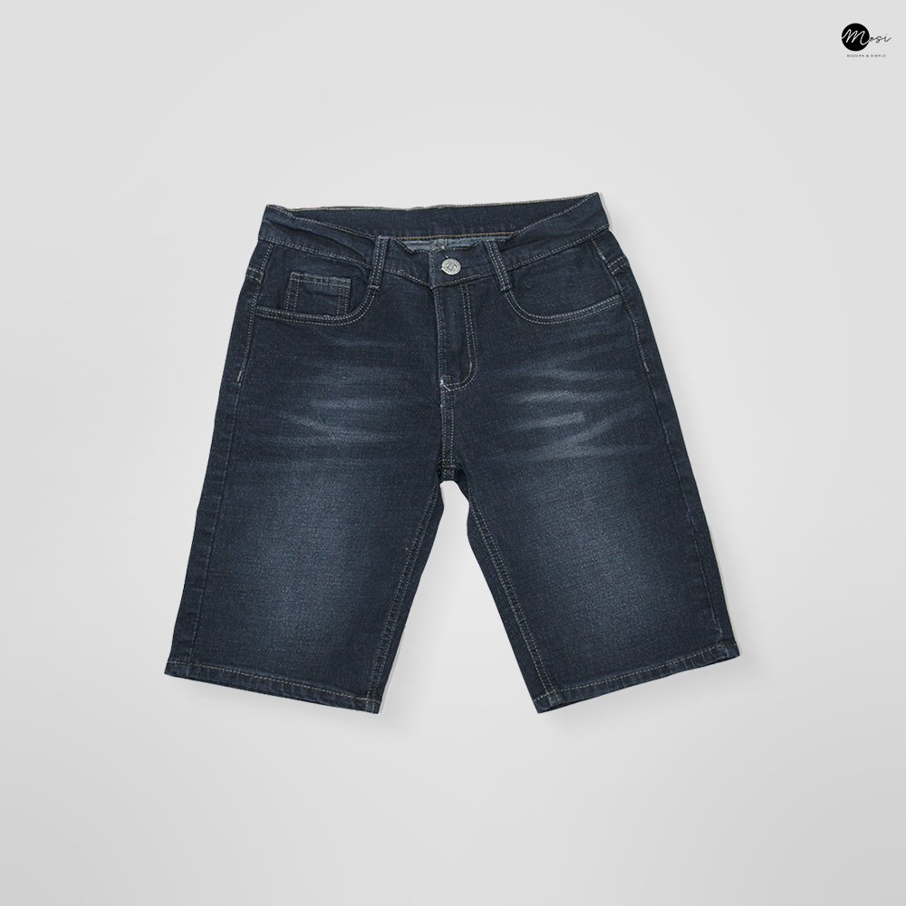Quần Jean Short Nam Màu xám Cao Cấp Co Giãn Form Dáng Ôm Skinny Trẻ Cực Cool