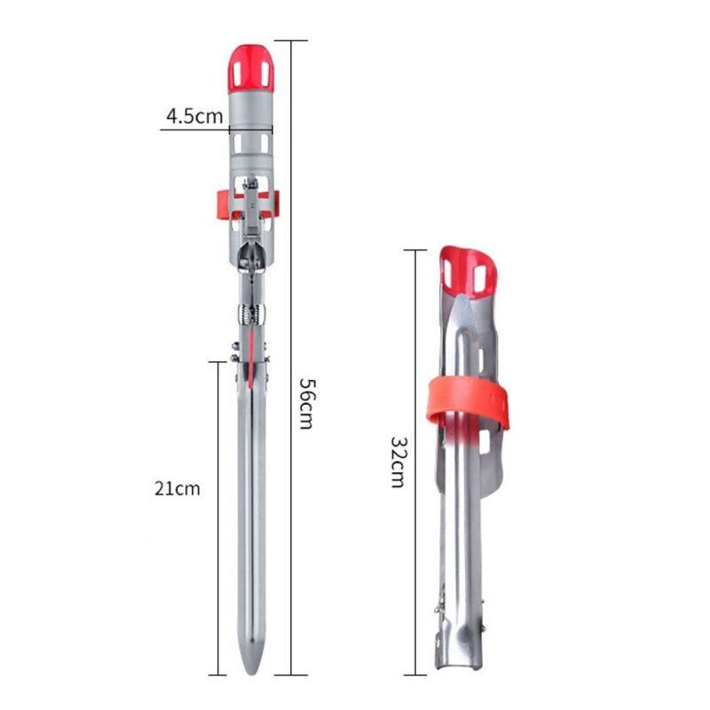 New Fishing Rod Holders Automatic Fishing Stainless Steel Pole Tackle Storage 32cm Outdoor Fishing Accessories Bracket pesca 7