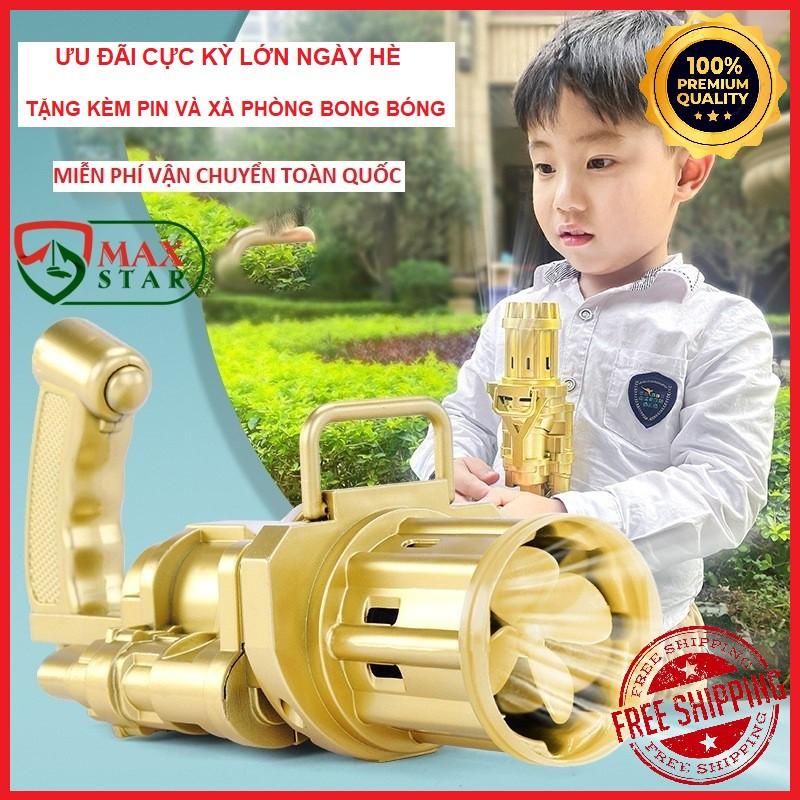 Súng bắn bong bóng đồ chơi trẻ em thông minh ngoài trời hot tiktok cao cấp giá rẻ