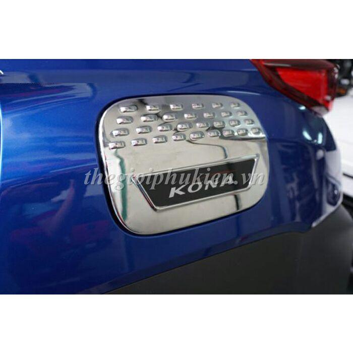 Ốp nắp bình xăng Hyundai Kona mạ Crom