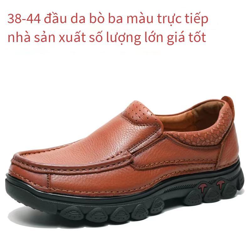 Khuyến mại giày da giày thường giày người yêu giày mới chống mài mòn giày công sở cỡ lớn