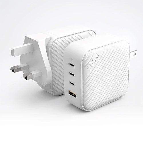 Cốc sạc Mazer Infinite.Boost SuperMINI 100W 3Type-C 1 USB M-GAN100W - Hàng chính hãng