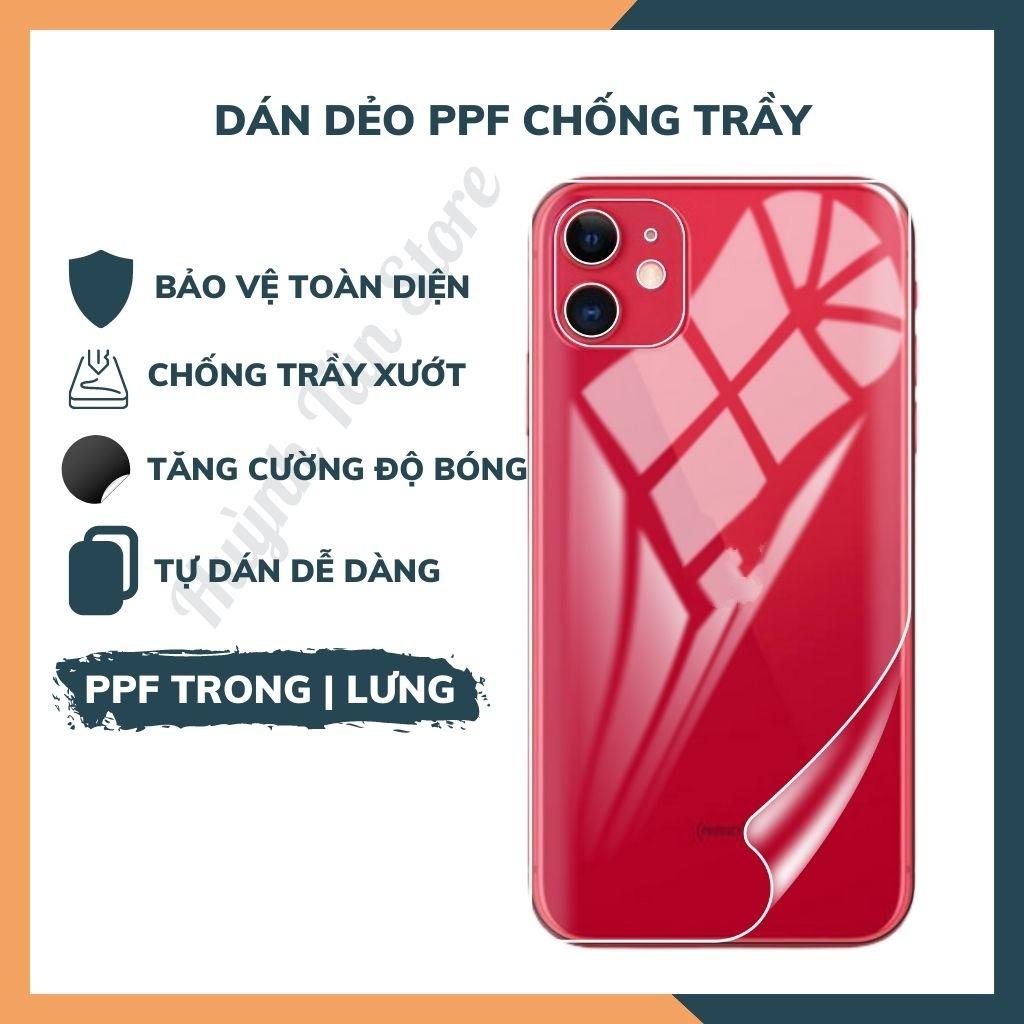 Dán dẻo PPF Ip 11,11 Pro,11 Pro Max bề mặt trong suốt hoặc Nhám chống vân tay chống trầy xướt tốt