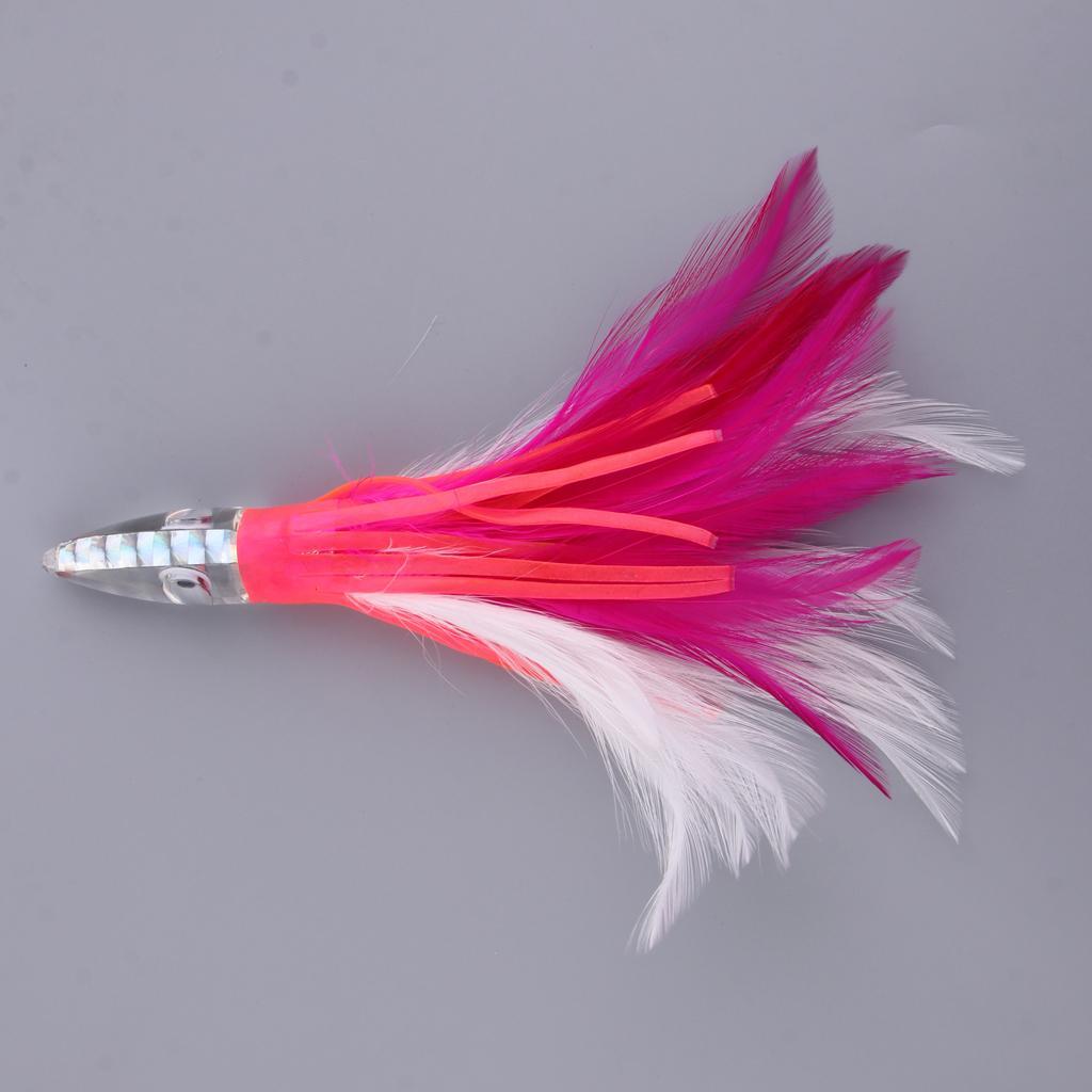 Fishing  Squid  Skirts  Soft Baits Crankbaits Pink White