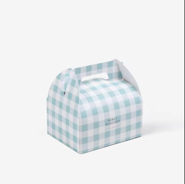 Hộp bánh ngọt, bánh nướng, bánh mousse cầm tay, hộp thực phẩm mang đi. Q1807