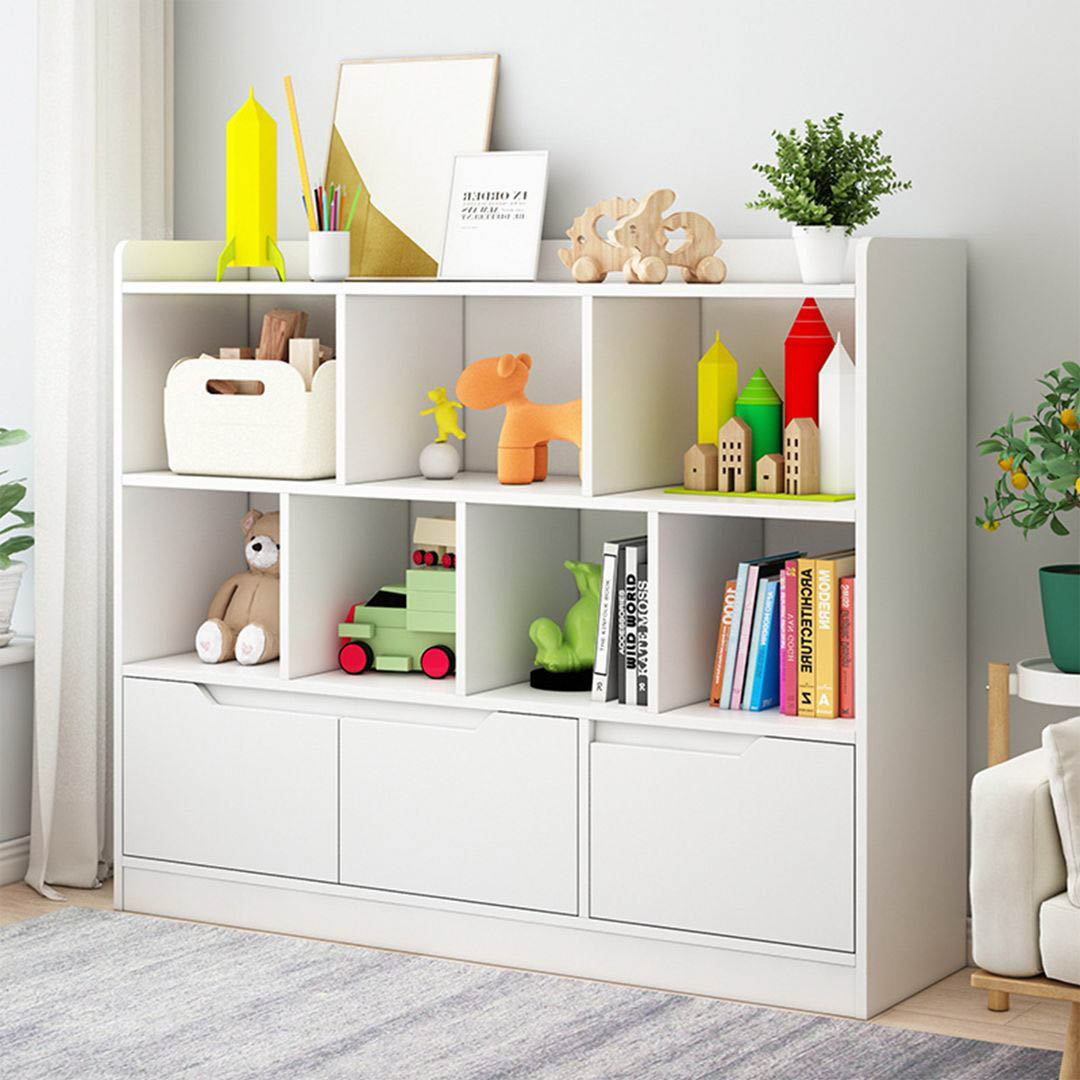 Kệ sách bằng gỗ thiết kế hiện đại SMLIFE Bilcare