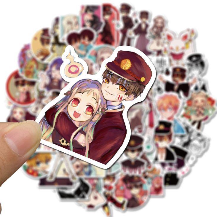 Sticker dán cao cấp cậu ma nhà xí hanako Cực COOL ms#76