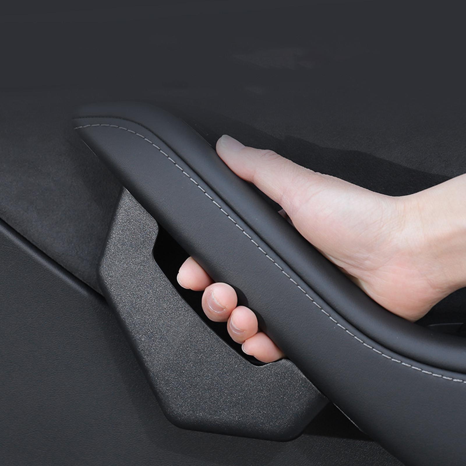 4x Door Handle Storage Box ABS Front Rear Interior Accessories Organizer Organizer Interior for Tesla Model 3 Phone Container