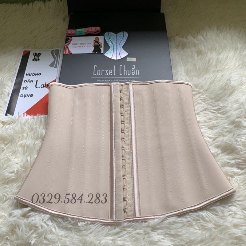 Đai nịt bụng latex giảm mỡ sau sinh, gen nịt bụng 25 xương định hình vòng eo