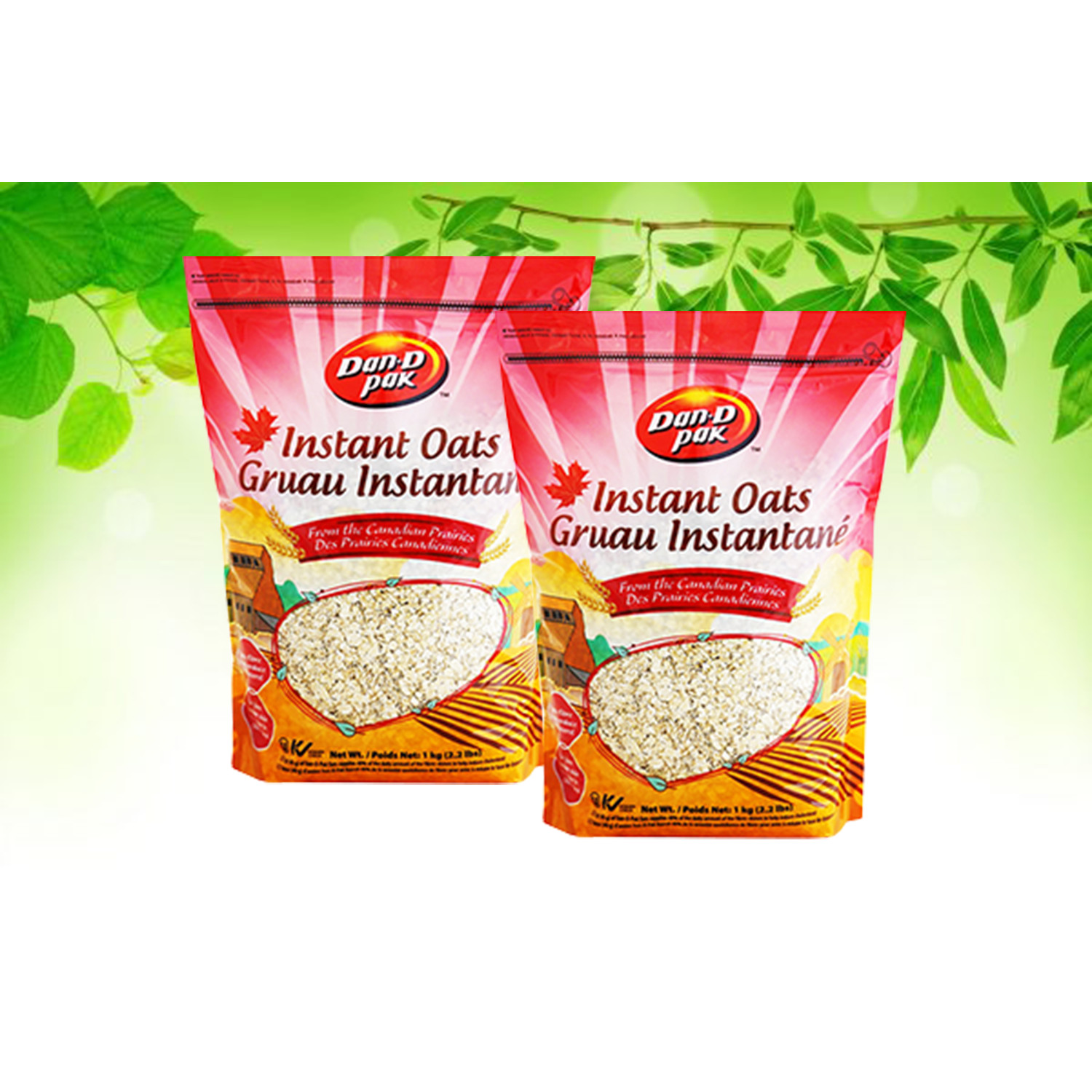 Combo 2 Túi Yến Mạch Instant Oats 1 ký/Túi