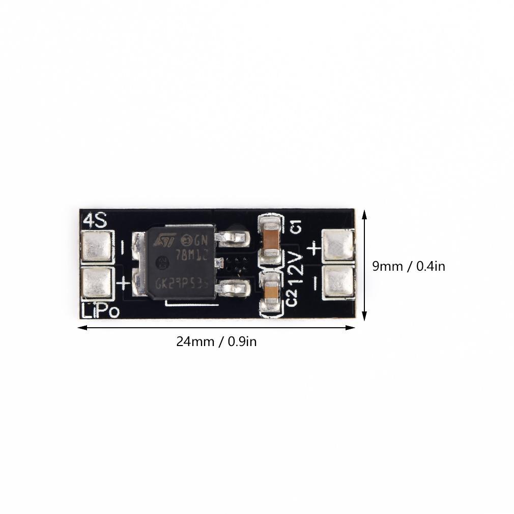Linear Voltage Regulator Module BEC 4S Lipo 12V for Mini 270 280 FPV