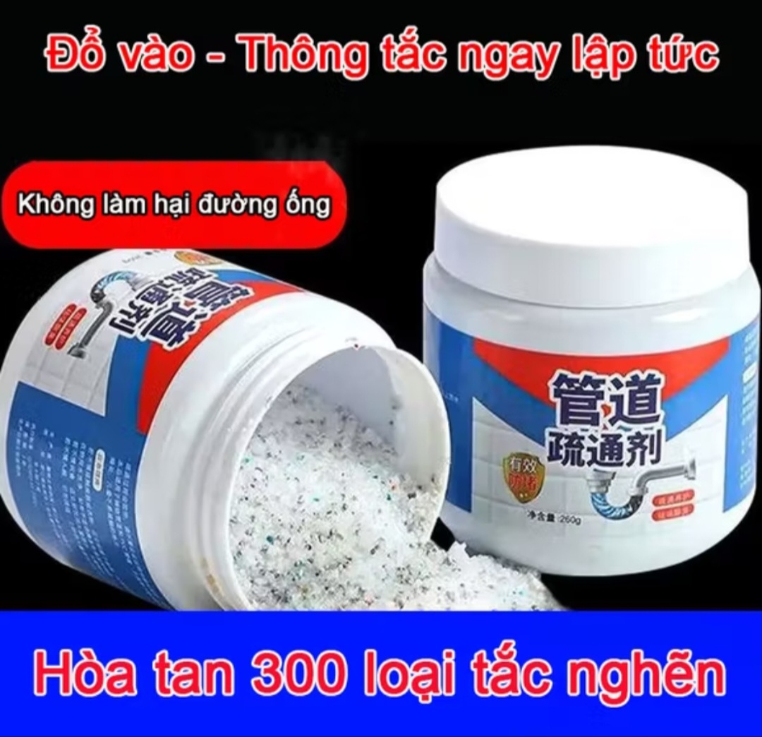 COMBO 2 LỌ BỘT THÔNG TẮC CÁC LOẠI ỐNG CỐNG THOÁT NƯỚC GIA ĐÌNH BẠN