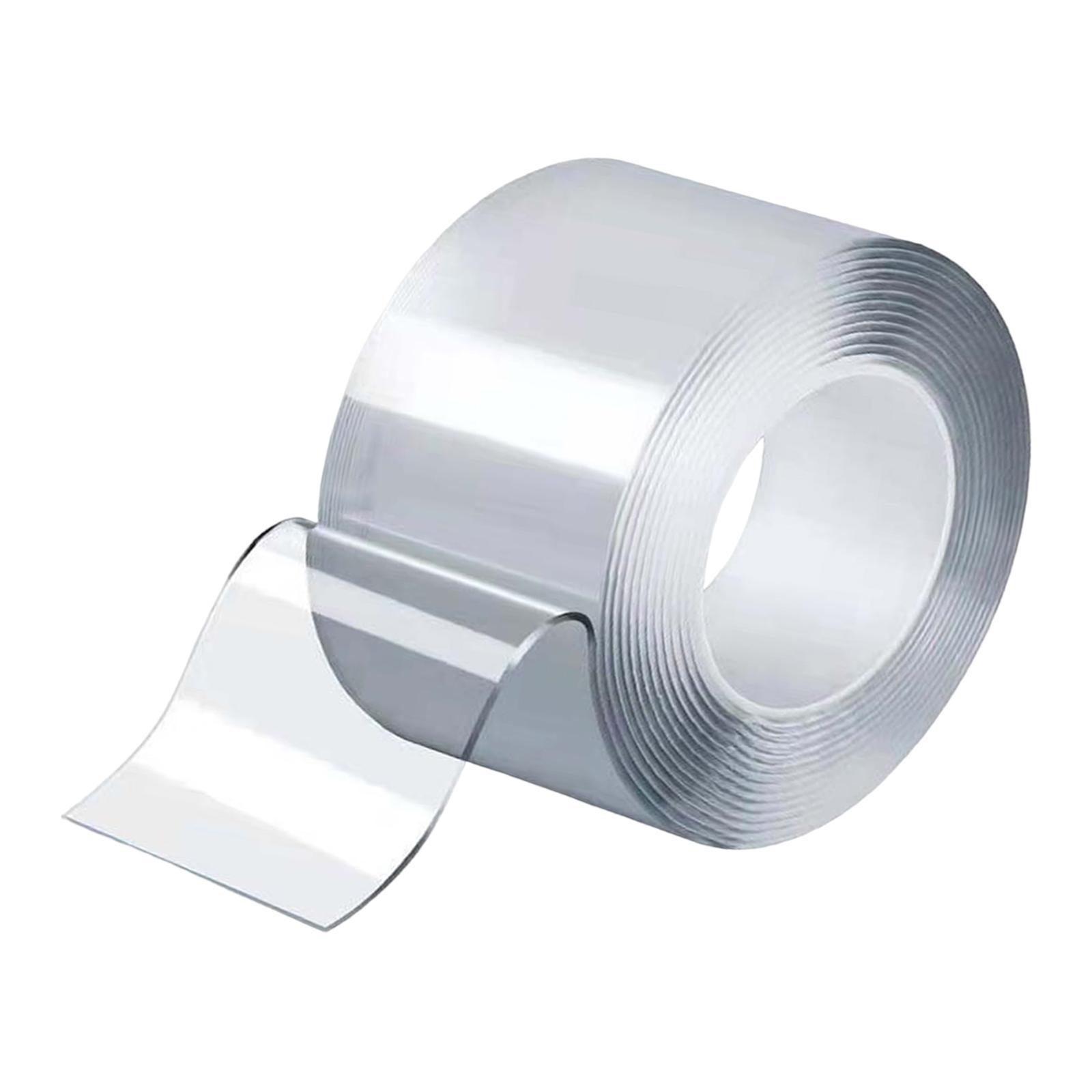 Double Sided Tape Heavy Duty, Multipurpose Removable Mounting Tape, Washable Sticky Strong Tape Strips Transparent Tape