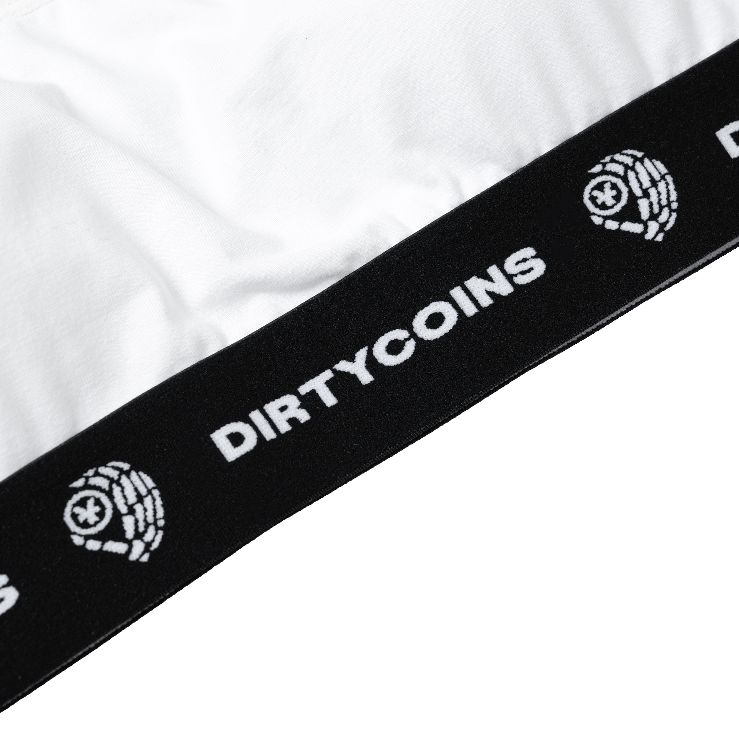 Áo DirtyCoins Logo Sport Bra - White