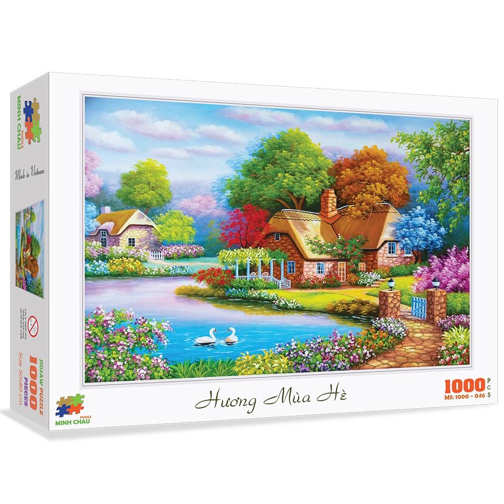 Bộ ghép hình hộp 1000 mảnh-Hương mùa hè