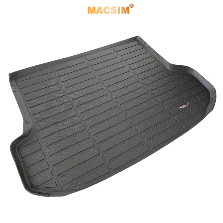 Thảm lót cốp xe ô tô Subaru Outback 2020-2025 nhãn hiệu Macsim chất liệu TPV cao cấp màu đen