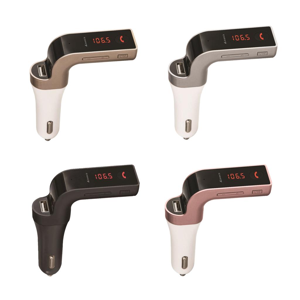 Car G7 Bluetooth FM Transmitter  Wireless Hands Free Modulator