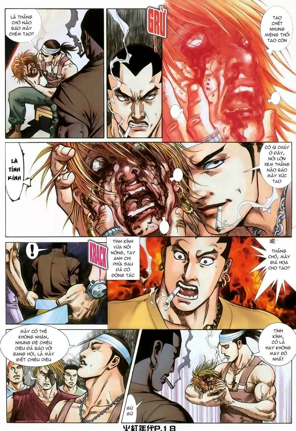 hỏa hồng niên đại hắc cốt đường chapter 127 15