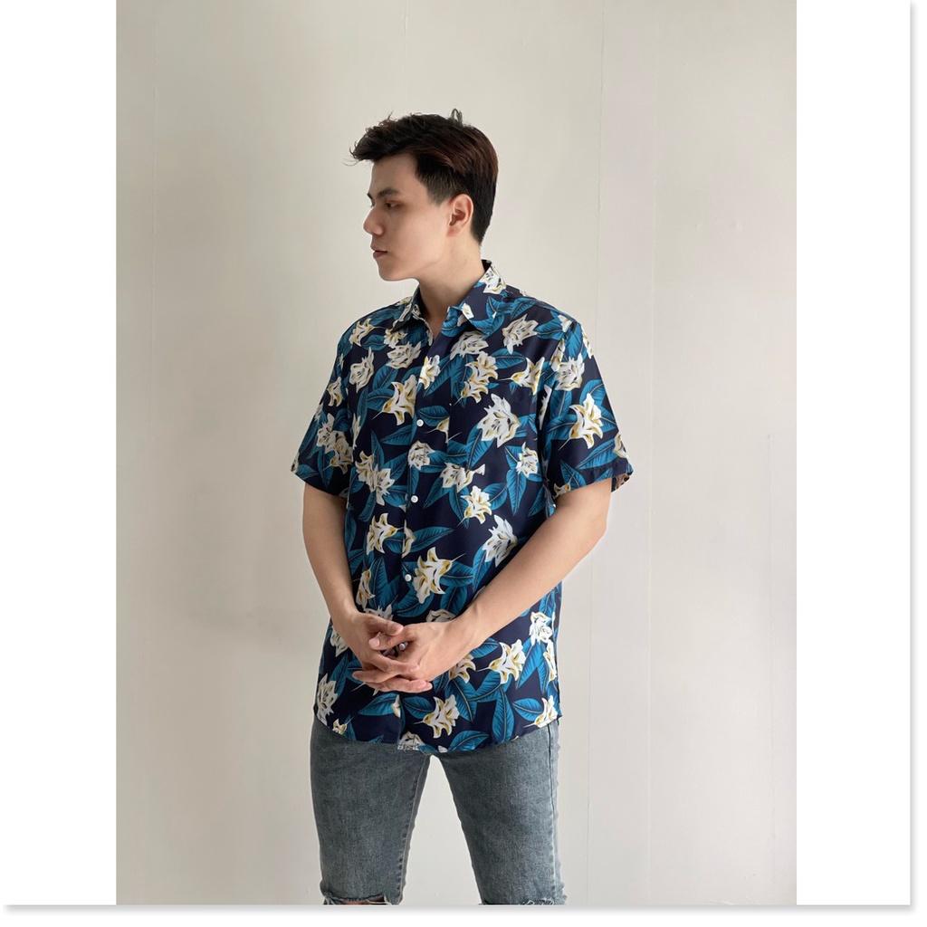 ÁO SƠ MI FORM RỘNG DÀNH CHO NAM HOẠ TIẾT ĐỘC LẠ/ CÓ ĐẦY ĐỦ SIZE KME FASHION
