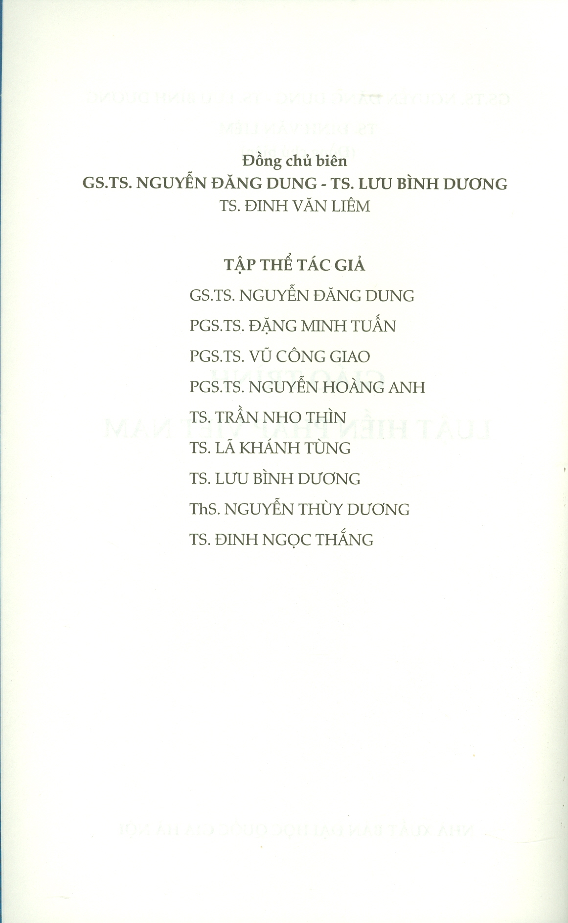 Giáo Trình Luật Hiếp Pháp Việt Nam