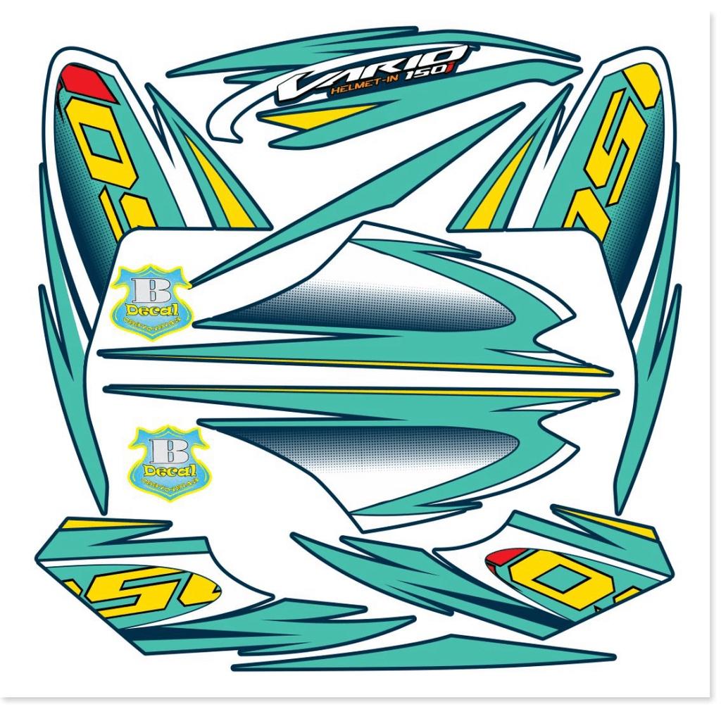 Tem rời vario 150i xanh nhớt