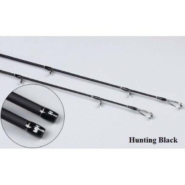 Combo bộ cần câu lure 2 ngọn + máy 3000 bộ máy đứng hunting black cao cấp, máy câu expert full kim loại bộ y hình